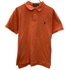 POLO RALPH LAUREN 半袖 ロゴ ポロシャツ XL オレンジ ポロラルフローレン ワンポイントロゴ 刺繍 古着卸 アメリカ仕入 a707-5326