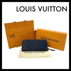 U【LOUIS VUITTON】ポルト フォイユ クレマンス アンプラント M69415 長財布 ネイビー ルイ ヴィトン (57951N4)