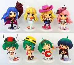 【中古】トレーディングフィギュア 全8種セット 「一番くじプレミアム 劇場版マクロスF ～イツワリノウタヒメ～」 G賞 きゅんキャラ 劇場版マクロスFキャラクターズ