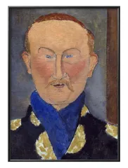 09787アメデオ モディリアーニ L?on Bakst A3 サイズ ポスター アート おしゃれ 絵画 インテリア 北欧 イラスト マット紙 艶消し アートパネル 額 フレーム デザイン 壁掛け ギフト 新築祝い ディスプレイ 