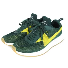 ポールスミス PAUL SMITH Rocket Knit Trainers スニーカー シューズ ローカット メッシュ 緑 グリーン US7 25cm位 ■SM1 靴のサムネイル