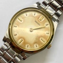 90s Vintage Seiko 腕時計 和紙文字盤 コンビ ドルチェ - メルカリ