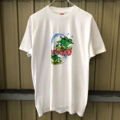 313 FRUIT OF THE LOOM Tシャツ L ホワイト フルーツオブザルーム 白T プリントロゴ 古着卸 アメリカ仕入
