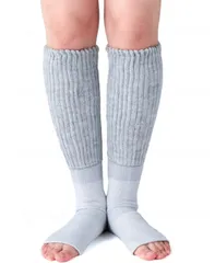 靴下サプリ まるでこたつ おやすみスイッチ M グレー 22-25cm
