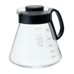 【迅速発送】HARIO (ハリオ) V60 レンジサーバー 800ml 2~6杯用 ブラック コーヒーサーバー 耐熱ガラス 日本製 XVD-80B
