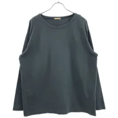 ラモンド 日本製 長袖 オーガニックコットン カットソー 3 ブルー系 LAMOND. ロンT Tシャツ メンズ