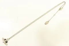 【中古】 Vivienne Westwood レディースネックレス -- ディアマンテ ハート Vivienne Westwood -- 黒 ブラック 銀 シルバー