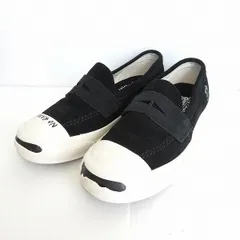 #ans コンバース CONVERSE スニーカー スリッポン ジャックパーセル LOAFER YU NAGABA 24 スエード 黒 白 レディース [938040]