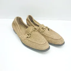 ◇ ⊇ ZARA ザラ ビット装飾 ローファー サイズ35 ライトブラウン系 レディース E  【1502180062612】