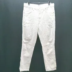 ◇ Wrangler フロントファスナー ブランドロゴ パッチ カジュアル ストレートパンツ サイズ38 ホワイト レディース E  【1307260012323】のサムネイル
