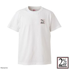 2%ER オリジナル  BOXロゴ TEE　ホワイト