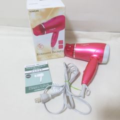 W711　美品　KOIZUMI　コイズミ　マイナスイオン　ヘアドライヤー　KDD-0017　ピンク　海外対応