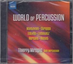 [CD/Naxos] Mantovani: Le Grange & Stroppa for percussion and electronics - The Huge Room - Auras & Eötvös: For bass timpani Zapdos"&Lycée: Four Rhythmic Exercises "Nature Against Nature" and others / Thierry Mirolio (perc)