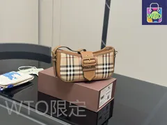 【今日WTO】Burberry バーバリー レトロアンダーアーバッグ シリーズ クラシック格柄で百搭なスタイルを演出-WTO輸入2-XS83