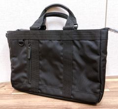 【1149】 ★新品未使用★ 2WAY ビジネスバック キャンバス ブラック 大容量収納 通勤用 会社用バッグ メンズ 鞄 サラリーマン ブリーフケース 書類かばん