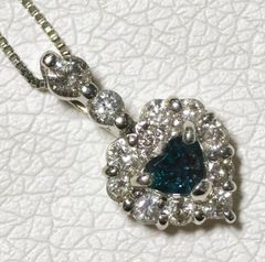 Pt900 豪華 3ct アクアマリン 0.16ct ダイヤ ネックレス - メルカリ