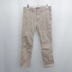 ◇ Θ BEAMS ビームス 無地チノパンツ サイズM ベージュ系 レディース E  【1507030008833】