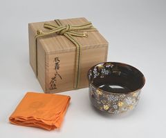 吉田華正 乾漆茶碗 乾漆碗 瓢蒔絵 内梨子地 吉田華正 乾漆茶碗 乾漆碗 瓢蒔絵 内梨子地 - メルカリ