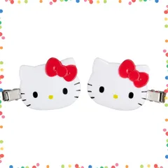 【特価商品】サンリオ(SANRIO) ハローキティ 前髪クリップ 約5×1×3.3cm レッド 813478