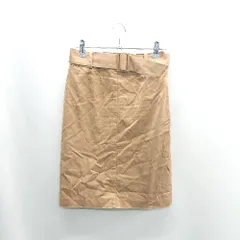 ◇ ◎ COUP DE CHANCE クードシャンス 膝丈 タイト スカート サイズ36 ブラウン系 レディース E  【1410100034499】