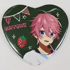 【中古】バッジ・ピンズ さとみ(すとろべりーぷりんす/体操服) すとぷり ハート缶バッジ(2022 Strawberry Summer ver.!!) 「Strawberry Summer!! すとぷり 夏の苺文化祭!!」 すとぷり ハート缶バッジくじ(202