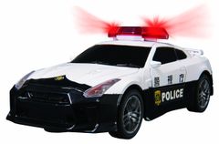 【迅速発送】ジョーゼン(Jozen) ライトドライブ 1/32スケールラジコン ニッサン GT-R パトカー ホワイト JRVC125-WH