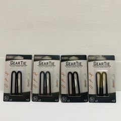 【4個セット】NITEIZE(ナイトアイズ) 結束具 GEARTIE 6インチ ブラック