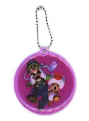 【中古】キーホルダー ルイージ＆キノピオ リフレクターキーチェーン 「Switchソフト ルイージマンション2 HD」 Amazon.co.jp購入特典