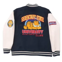 ガーフィールド アウター メンズ スタジャン レスティングガーフィールド 3L 丸眞 プレゼント スカジャン キャラクター グッズ 