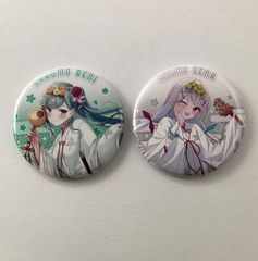 【まとめ売り】 ぶいすぽっ！ 空澄セナ 八雲べに 缶バッジ 神田明神 納涼祭 ぶいすぽ夏祭り 2点セット