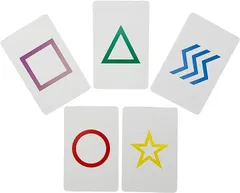 EDEN（エデン） ESPカード エスパーカード 5模様 5セット 計25枚入 簡易パッケージ 紙製 透視能力 超能力開発E301S