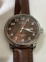 BULOVA AEROJET 自動巻き時計 21石 ブラウン文字盤96B375 - メルカリ