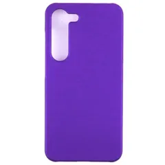 Galaxy S23 ケース SC-51D SCG19 ギャラクシーs23  耐衝撃 シンプル さらさら ハード ケース 【Color】 パープル