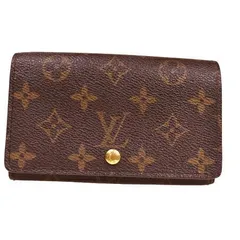【中古】 ルイヴィトン LOUIS VUITTON ポルトモネ ビエ トレゾール L字ファスナー 二つ折り 財布 モノグラム レザー M61730 68BU121