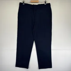 古着 ディッキーズ Dickies ワークパンツ 874 ストレート チノパン ワンポイントロゴ  ジッパーフライ w36 L32  ネイビー メンズ