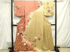 ■訪問着　絞り　扇文　金彩　三越扱い　逸品 □訪問着 絞り 扇文 金彩 三越扱い 逸品 総絞り 訪問着 流水に