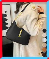 新品 ワンショルダーバッグ レディース ホーボーバッグ 合皮 マチ付き ハーフムーン 手提げバッグ 【送料無料】