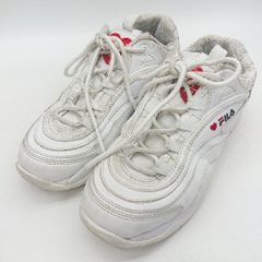 ◇ Θ FILA フィラ FILARAY フィラレイ スニーカー サイズ23.5 ホワイト系 レディース E 【1502200007968】