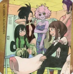 【中古】コースター(キャラクター) 集合(女子) 「僕のヒーローアカデミア アートコースター」 BOX購入特典 創刊50周年記念 週刊少年ジャンプ展 VOL.3グッズ