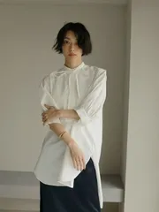 ETRE TOKYO｜エトレトウキョウ コットンボザムシャツ ブラウスのサムネイル