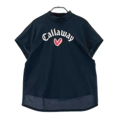 サイズ：S CALLAWAY キャロウェイ 2023年モデル モックネック 半袖Tシャツ  ブラック系 [240101531507] ゴルフウェア レディース ストスト