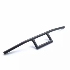 【迅速発送】【Deepa Ribusu】バイク 汎用 22mm 7/8インチ Zバー Zハンドル ロボハン ハンドル チョッパー ロボットハンドル 四角 汎用 社外品 黒