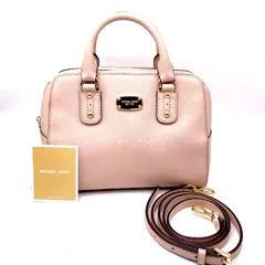 【中古】MICHAEL KORS マイケル コース ロゴ 2way レザー ハンド ショルダー バッグ eY0728A