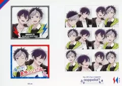 【中古】シール・ステッカー 丹波燐＆是沢舞斗 「アオペラ -aoppella!?- 1st Anniversary Party みんなのトレーディングプリントシール 冬私服 ver.」