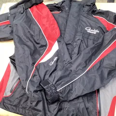 中古品/がまかつ　フィッシングスーツ(冬用)上下セット　Lサイズ