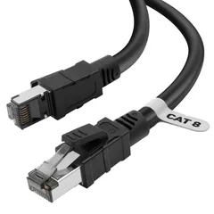 LANケーブル 2m CAT8 Soohut LANケーブル カテゴリー8 高速40Gbps/2000MHz CAT8準拠 イーサネットケーブルシールド モデム ルータ 企業用 ランケーブル 家庭用 switch/PS4/PS5 Xbox等に対応 (1 2m