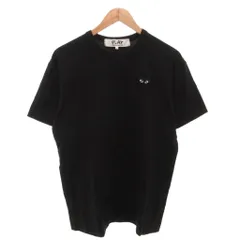 プレイコムデギャルソン PLAY COMME des GARCONS AD2023 Tシャツ 半袖 XL 黒 ブラック ハート ロゴ /FF