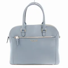 ケイトスペード KATE SPADE ハンドバッグ ショルダー 2WAY レザー 青 ブルー /AE