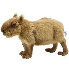 HANSA カピバラ33 L33(cm) 5128 ぬいぐるみ ハンサ クリスマス 誕生日 プレゼント 動物 犬 猫 鳥 うさぎ ペンギン アニマル 置物 人形 フィギュア KOESEN ケーセン 大きい マスコット 実物大 大型
