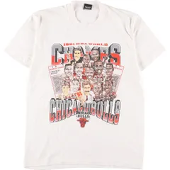 2024年最新】古着 Tシャツ 90s NBA CHICAGO BULLS ブルズ マルチ 総柄